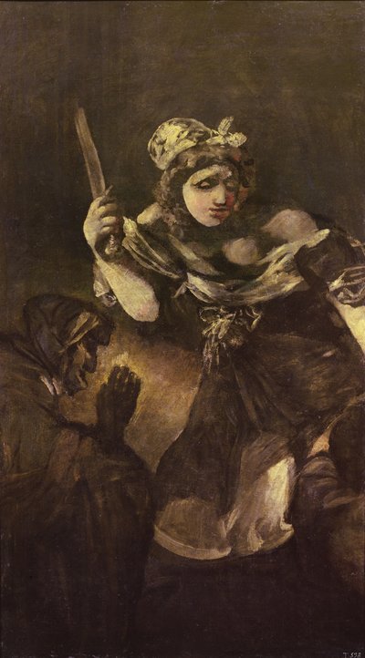 Der junge Mann und die alte Frau, 1614 von Hendrik Goltzius